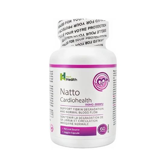 Picture of Key of Health Natto Cardiohealth 60 Capsules